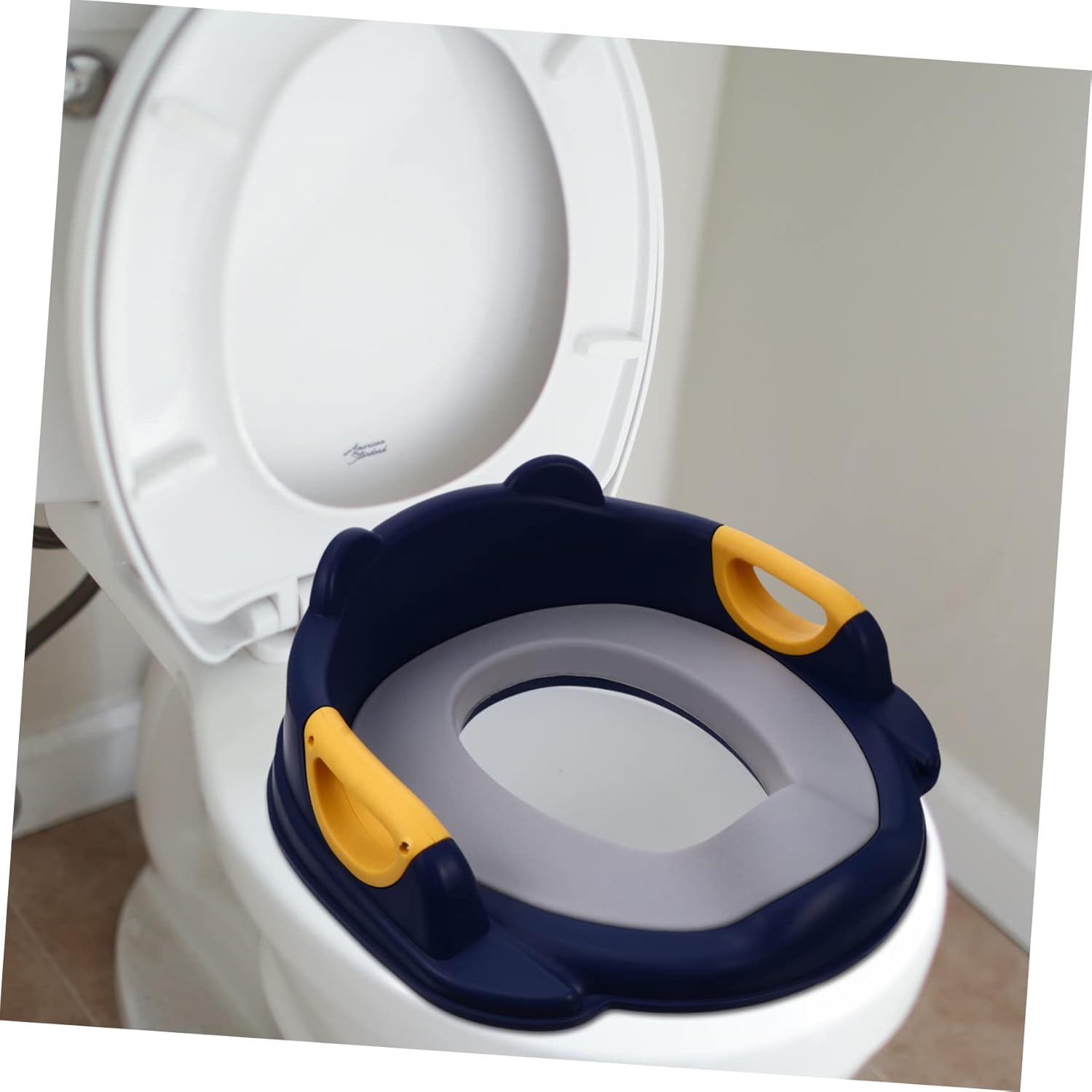 ERINGOGO Boys and Girls Potty Trainer Ring Comfortable Pu Material Boy Girl Toilet Training Seat Easy Install