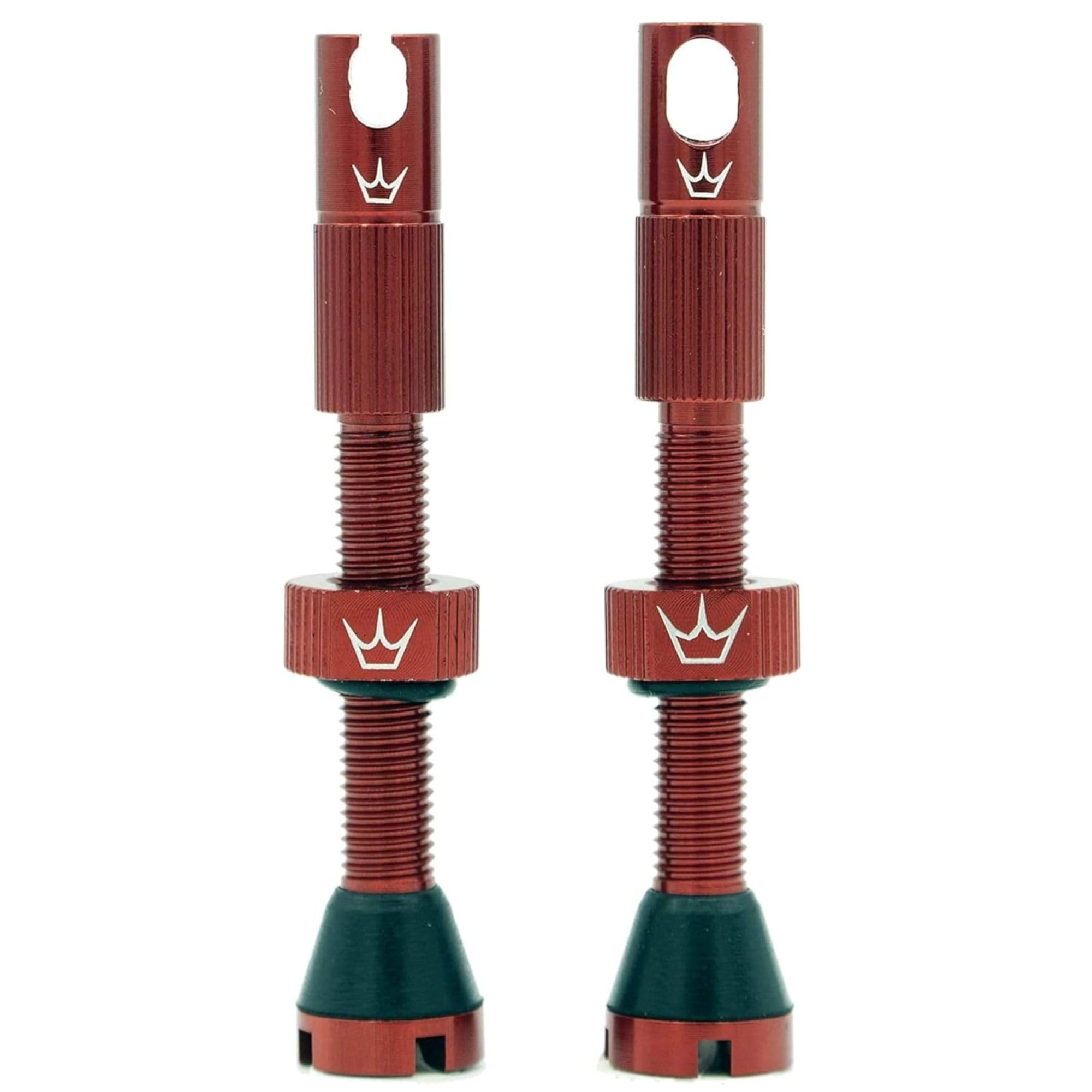 Peaty's X Chris King MK2 Tubeless Ventil Presta - Integrierter Speichenschlüssel & Ventilkernentfernungskappen, Mountainbike, Rennrad Fahrrad Reifen, Kompatibel einfügen, 7075 Aluminium