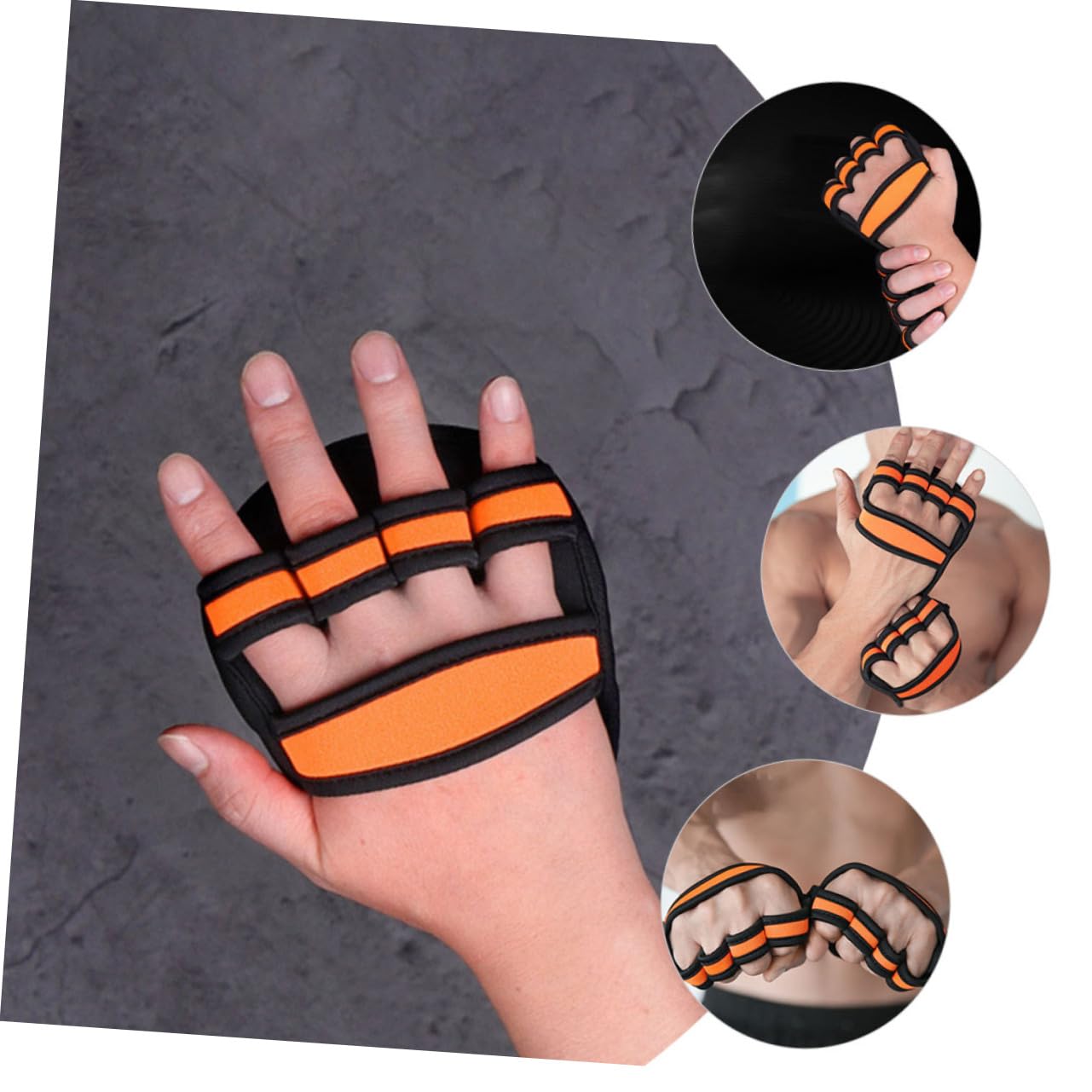 Toddmomy 4 Pares Guantes de Levantamiento de Pesas Guantes de Ejercicio para Hombres Asas de Ejercicio Guantes para Hombres Guantes de Mujer Guantes de Levantamiento para Hombres Ajustable