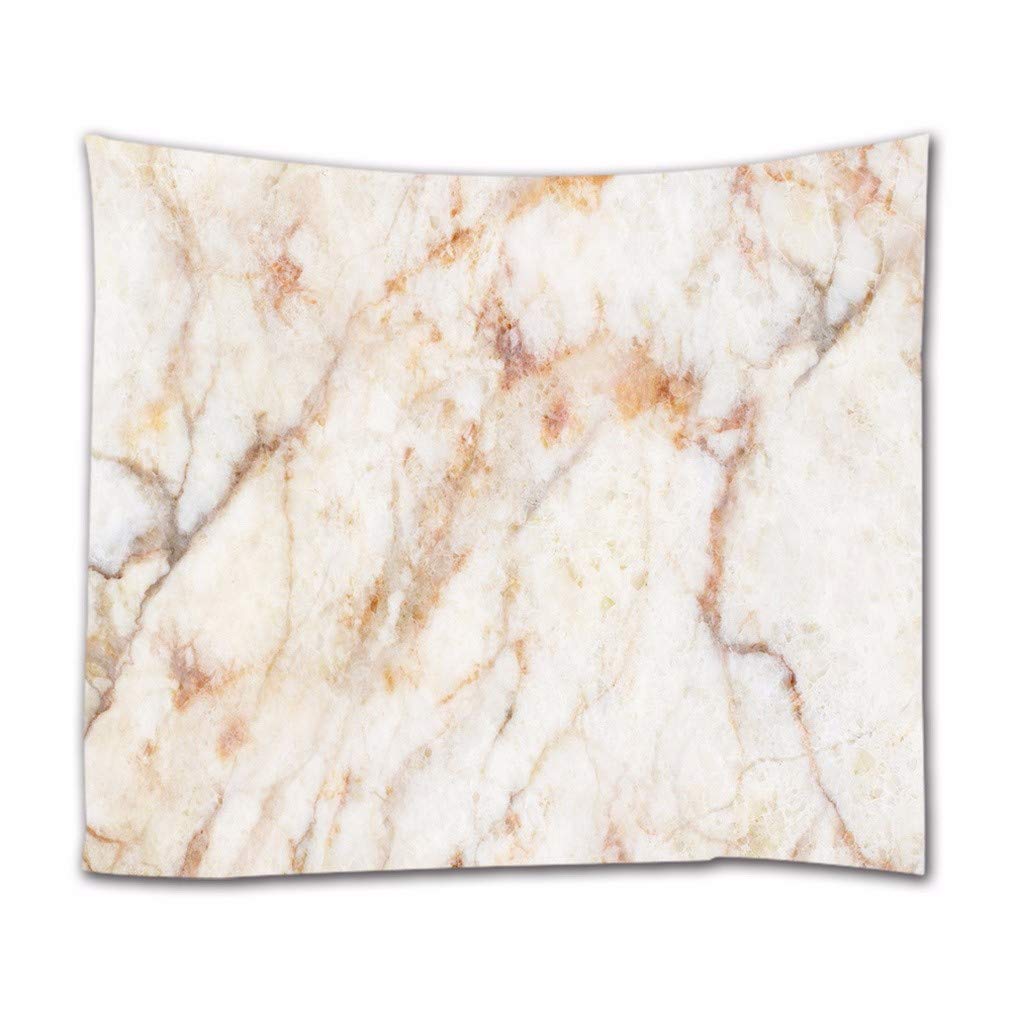 A.Monamour Brown Marble Stone Texture Abstract Background Print Boho Hippie Mandala Wall Hanging Tapestry Wall Art Decors Fabric Tablecloth 102x153cm