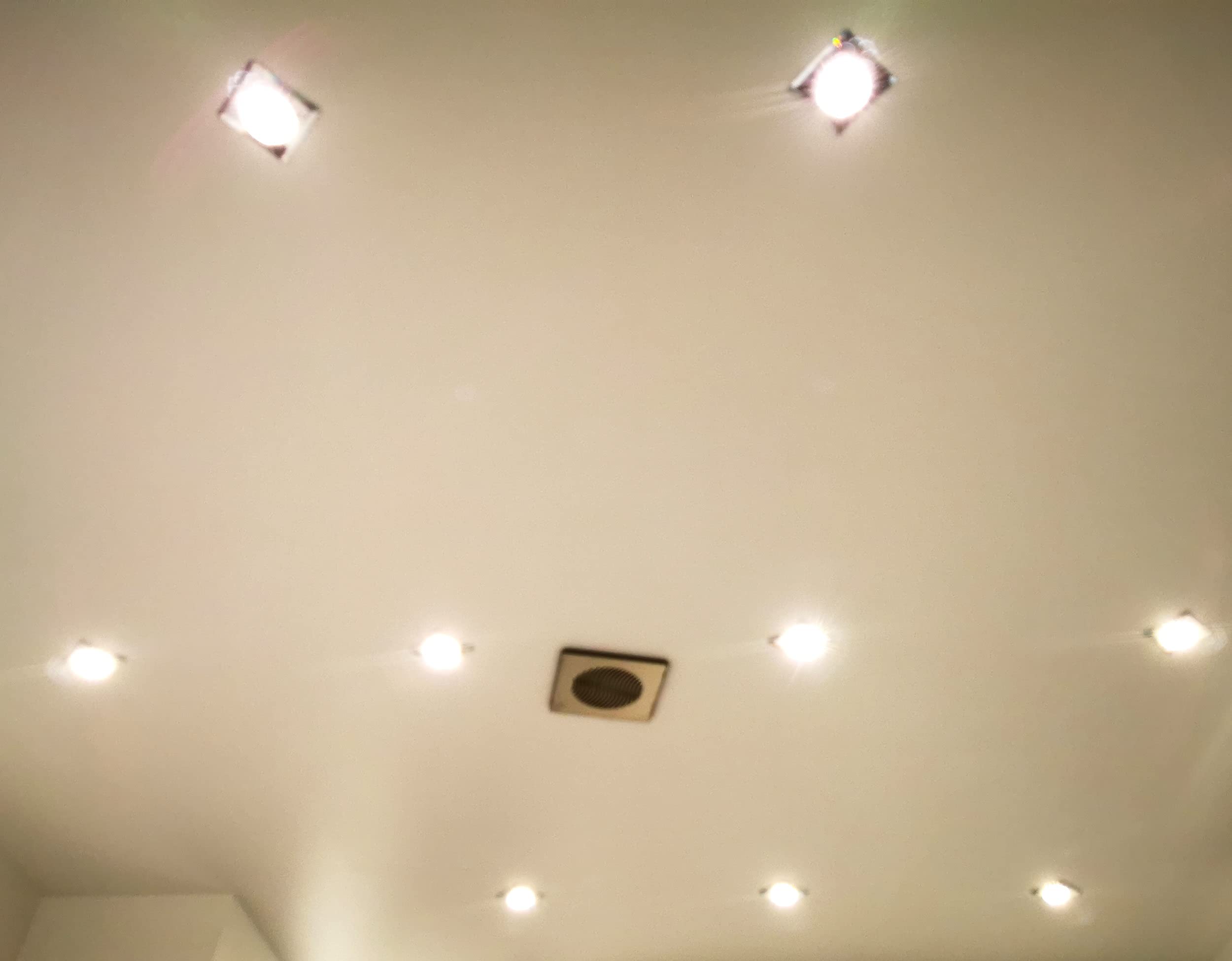 Trango 5er Set *CRYSTAL* Deckenstrahler 6729S-05GUSD aus Glas handgeschliffen inkl. 5x 3-Stufen dimmbar GU10 LED Leuchtmittel 3000K warmweiß, Einbauleuchte, Einbauspot, Deckenleuchte