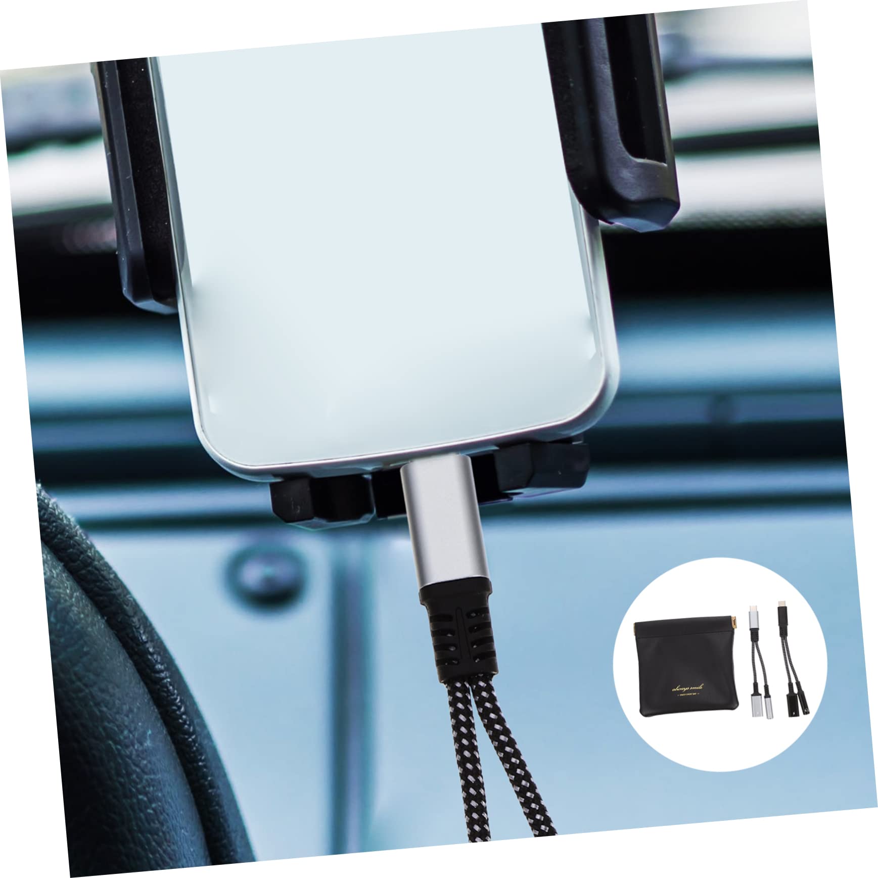 jojofuny 5 Szt. Adapterów Jack Do Usb C Do Słuchawek I Słuchawek Dousznych Wysoka Wierność Solidne Ładowanie I Szybkie Przesyłanie Dźwięku