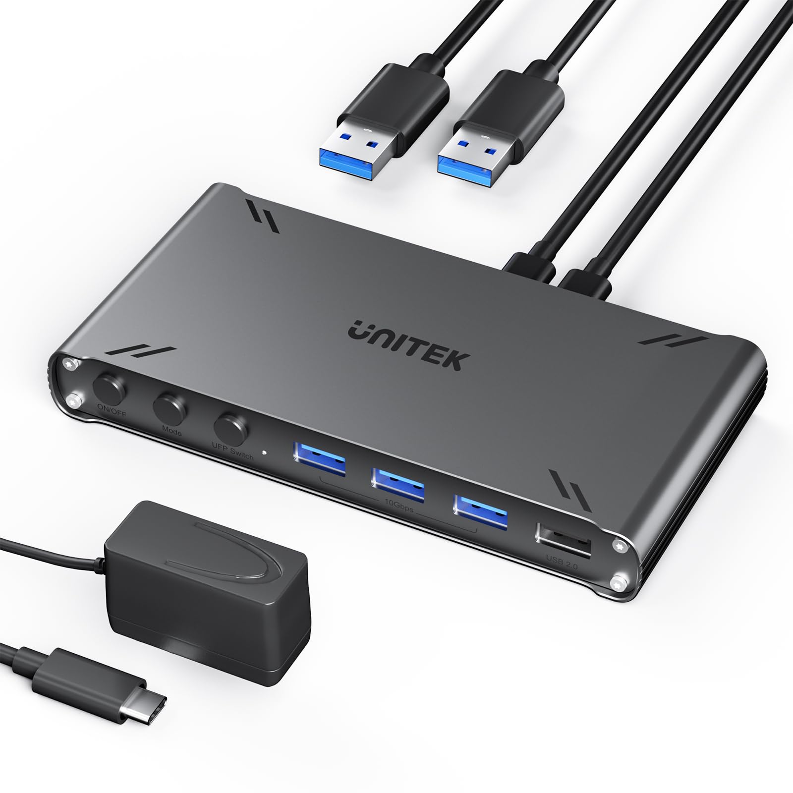 Amazon.com: Unitek HDMI KVM Switch 1 Monitor 2 Computers 4K@30Hz