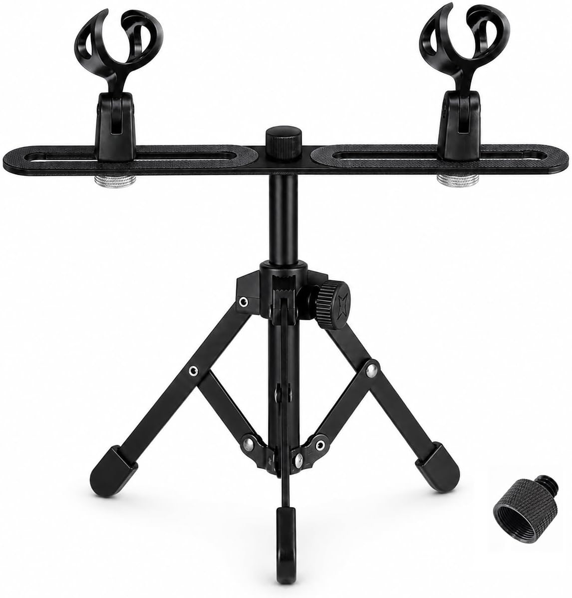 2 Mic Stereo Bar with Desktop Tripod Stand