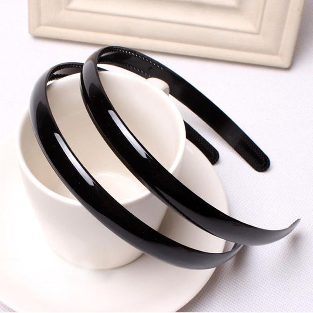NAV Care (Pack Of 3 Pcs), Unique Plain Craft Plastic Headband With Teeth Non Slip Hairband For Womens And Girls Headband Hoops Diy Hair Band For Women Girls, Black (B0CNRTFNFW) Amazon Price History, Amazon Price Tracker