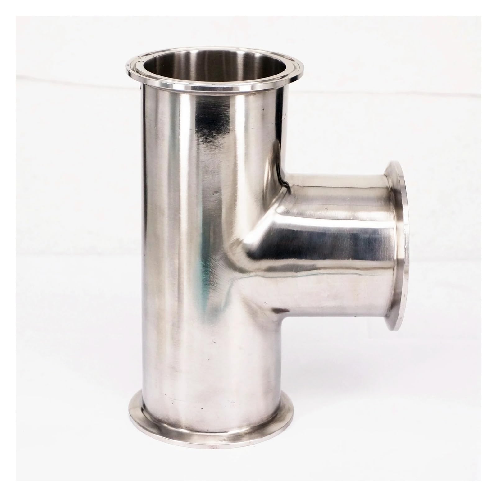 VXAXPOHZA Tube O/D 102mm Tri Clamp 4" Ferrule O/D 119mm Tee 304 Stainless Steel Connector Pipe Fitting VXAXPOHZA