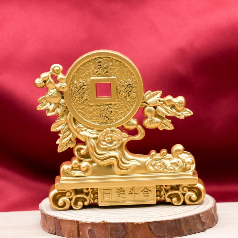 Amazon.co.jp: 合金財源広進八方来財置物オフィスデスクトップ