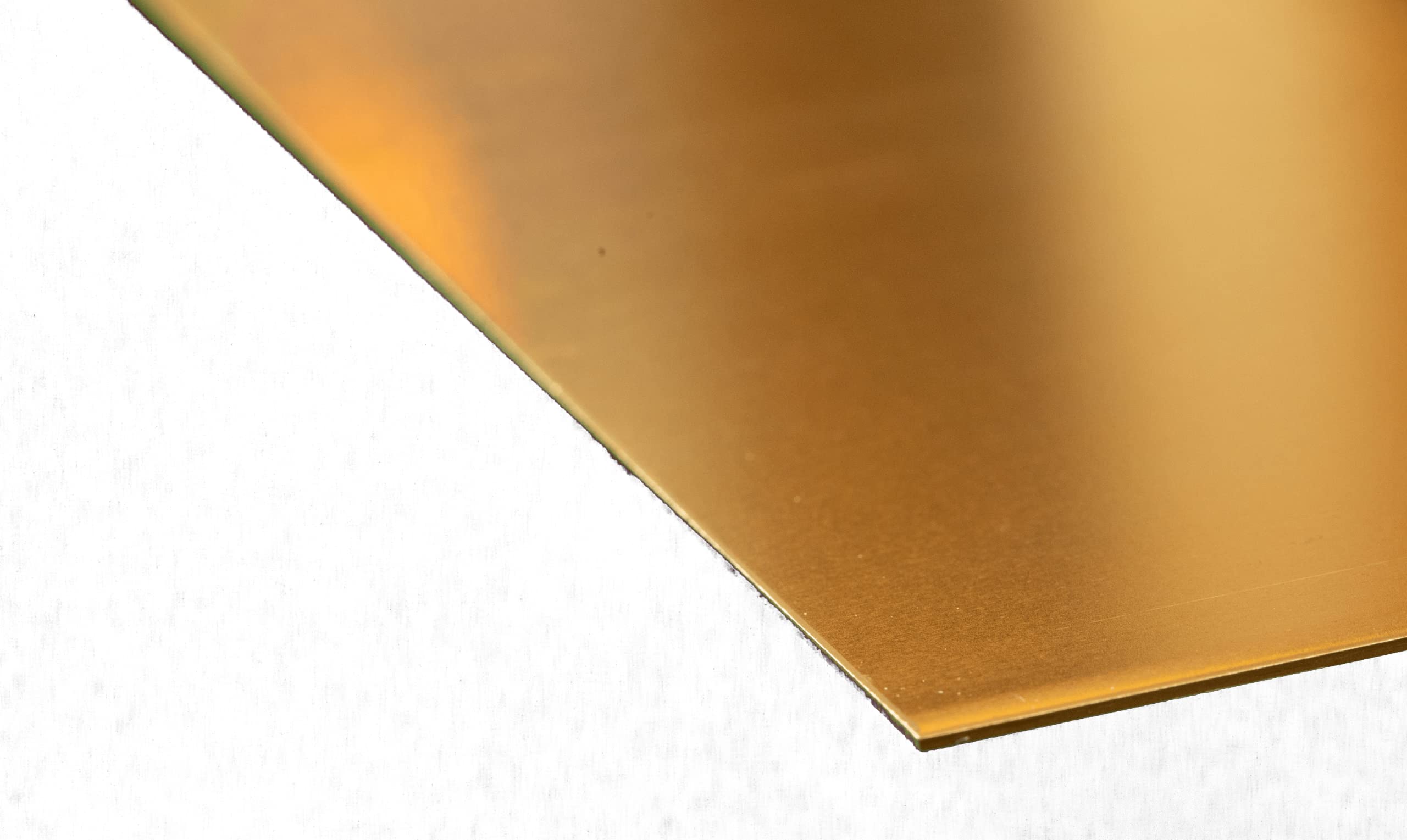 K&S Percision Metals 16407 mosiężna blacha metalowa, 0,032 cala grubość x 15 cm szerokość x 30 cm długość, 20 Gauge, 3 szt., wyprodukowano w USA