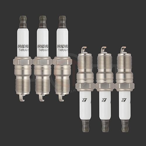 Miniatura 2 de Bujías de repuesto automotrices 41-101, 6 bujías de iridio ITR4A15 compatibles con Aztek 2002-2005, Bonneville 1996-2003, Grand Am 2002-2005, Grand