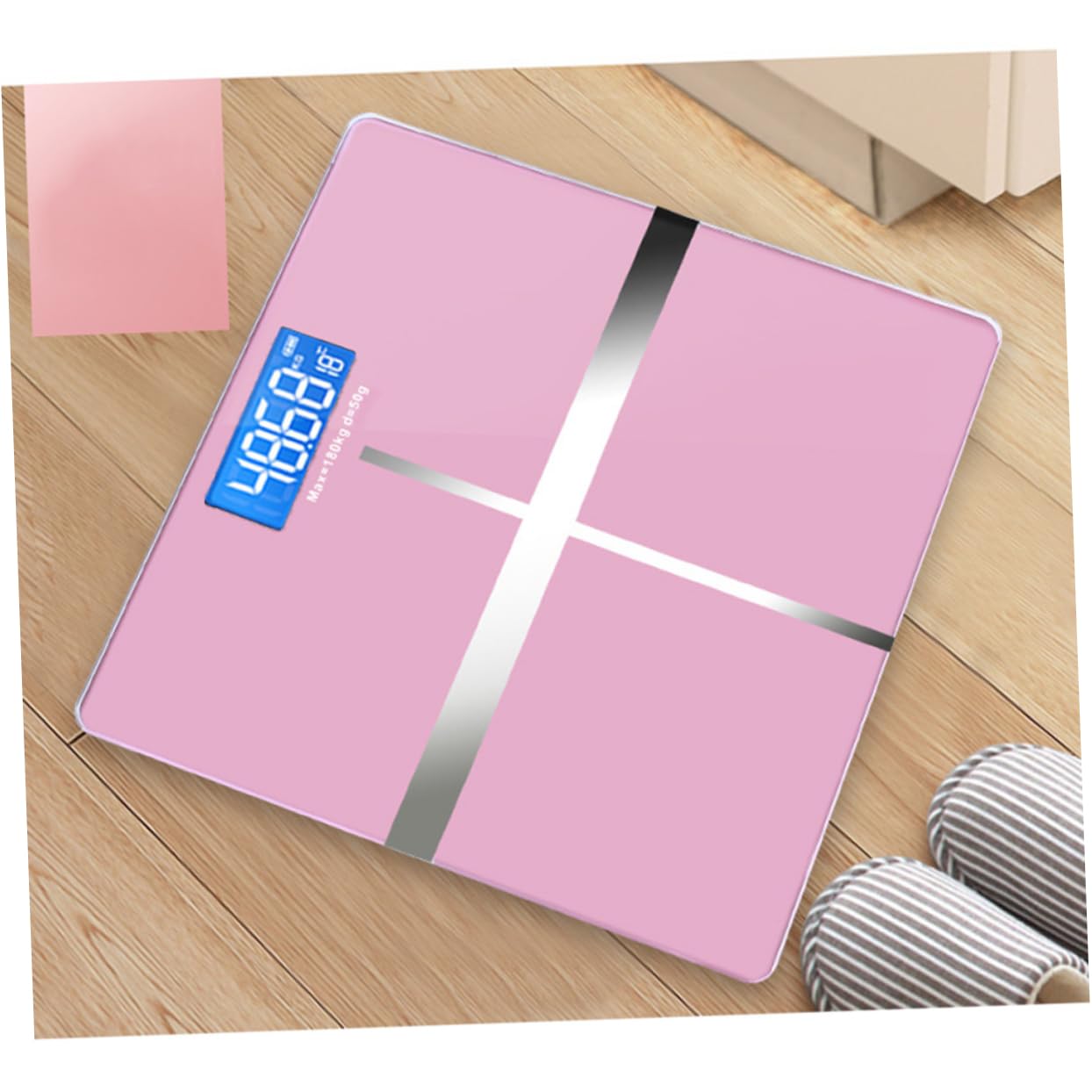 VALICLUD Balance Numérique Créative Avec Écran Grand Format Impédancemètre Connecté Intelligent Pour Adultes Et Femmes Rechargeable Usb or Rose