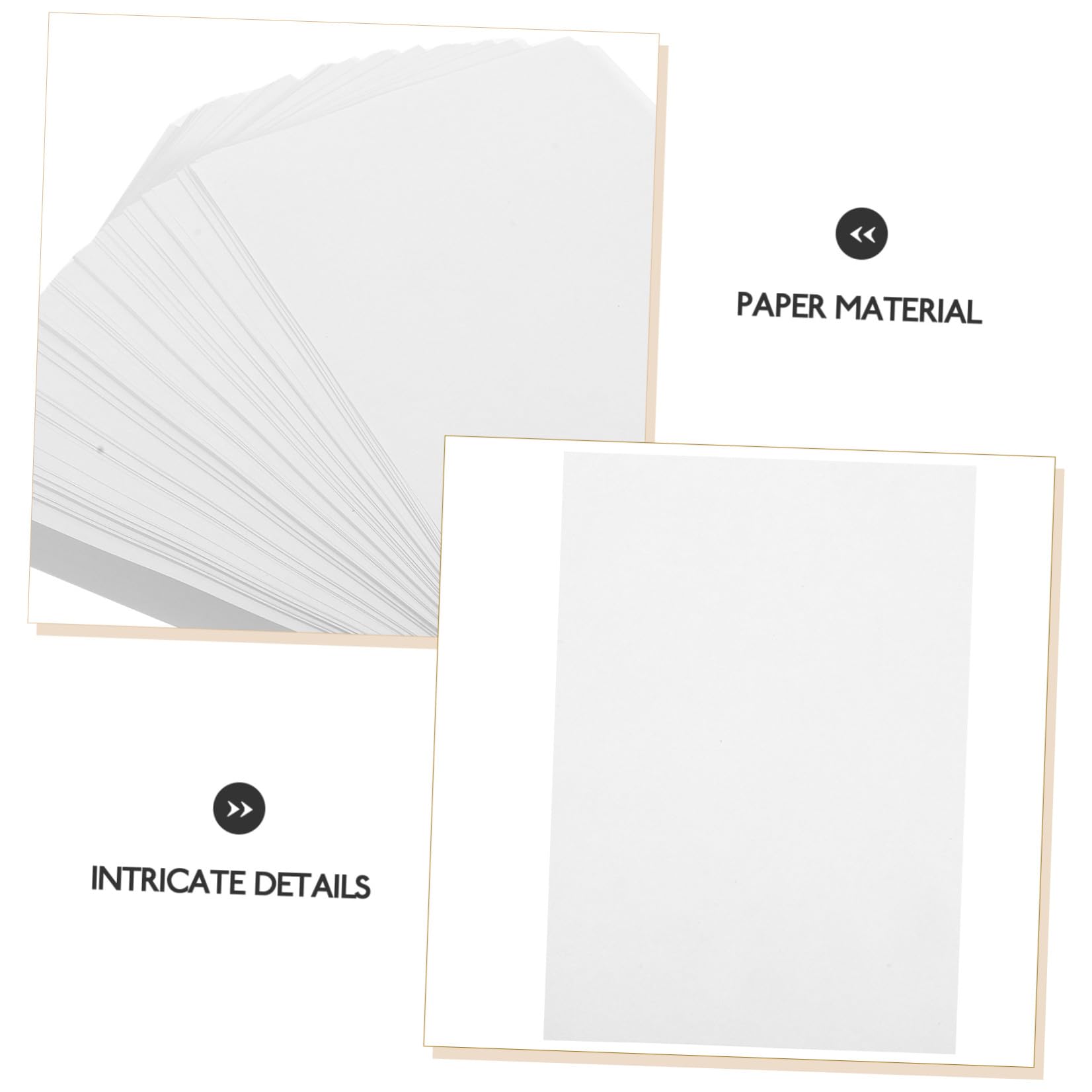 Feuilles de Papier D'imprimante A5 500 Feuilles, 70g, Blanc