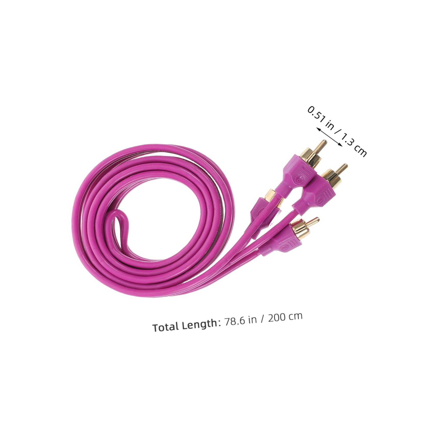 OSOLADY Car Audio Wire Kit Subwoofer Modified Cable for Enhanced Audio Clarity Easy Installation Compatible with Various Vehicles Effortless Plug and Play Design