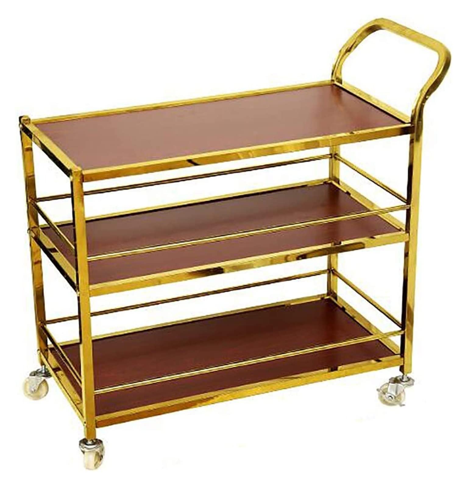 Chariot de Service de Bar pour hôtel, Restaurant, Maison et Commerce, Chariot de Rangement avec Table à Manger/Bar