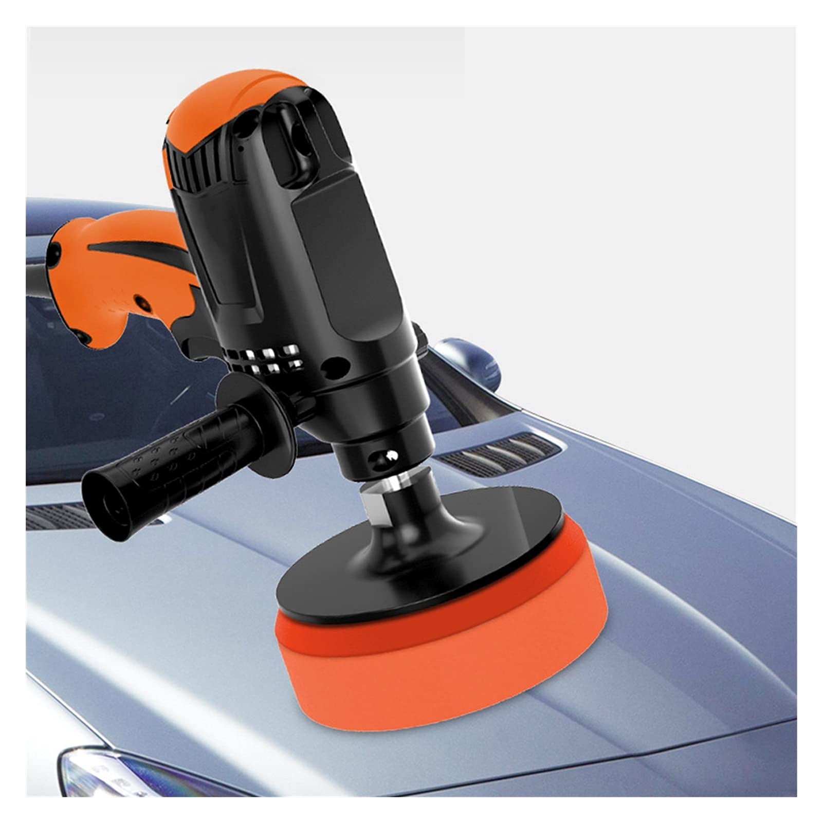 LNHHG 980W Polishing Machine Six Gears Adjustable Speed Electric Car Polisher Waxing Automobile Furniture Tool(Type 1)