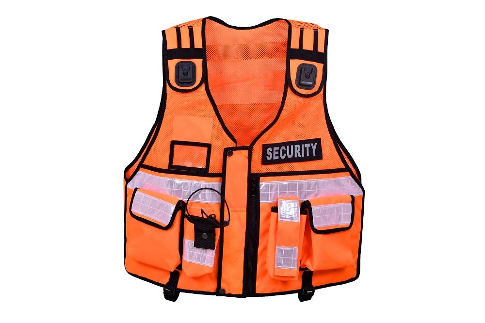 Rac3 Orange Tactical Vest Dog Handler Security, Cctv, Enforcement, Tac Vest (Dog Handler)