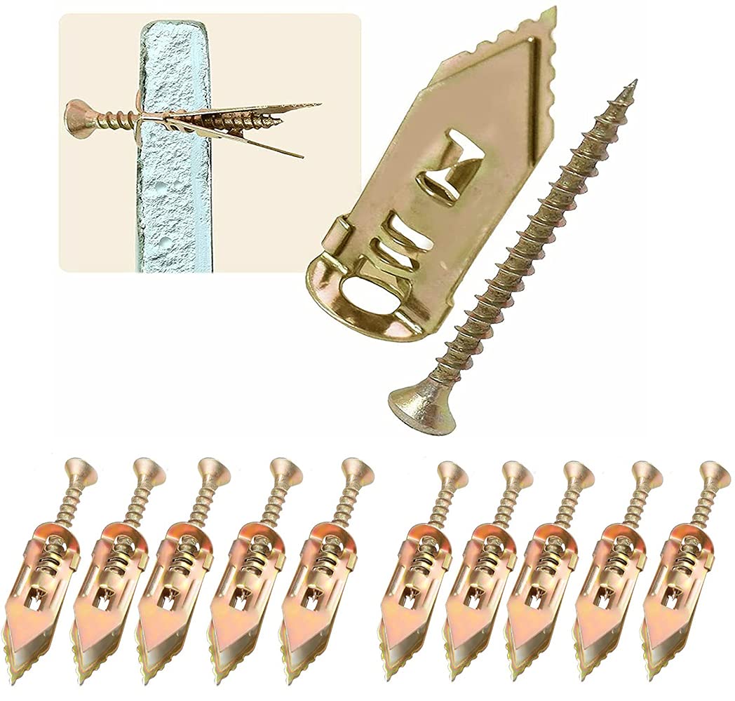 Buy AnrSee 50pcs SelfDrilling Drywall Anchors with Screws Hollow Wall