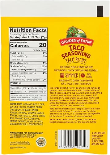 Miniatura 3 de Bearitos Condimento - Taco - 1.4 oz - Caja de 12