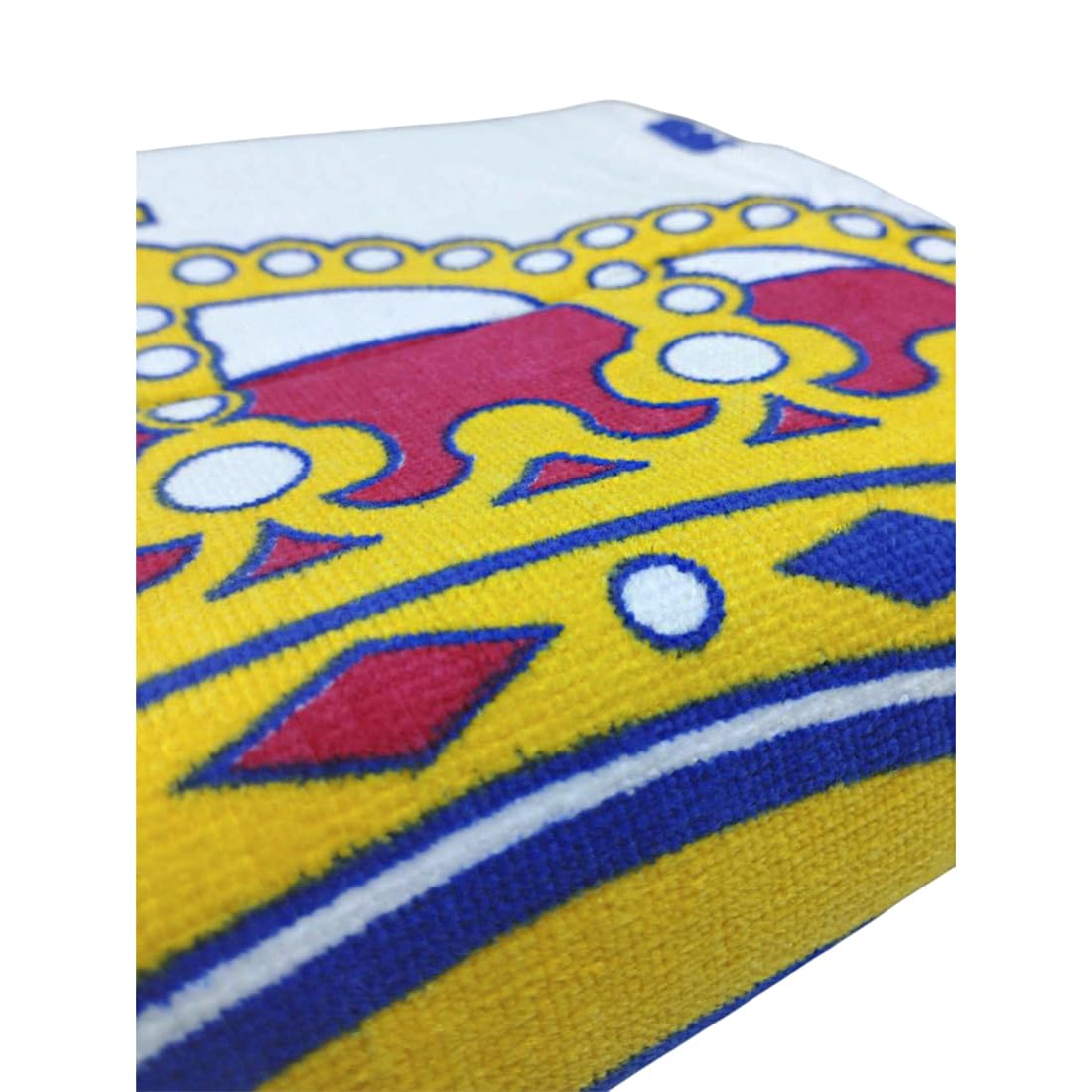 Telo Real Madrid – Asciugamano Mare e Doccia 100% Cotone 75x150 cm, Accessorio Sportivo per Tifosi Blancos, Ideale per Palestra, Piscina e Regali, Design Madrid 1