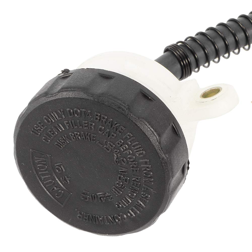 Tissting Bomba de freno hidráulica trasera cilindro maestro a pie, material acero inoxidable ABS para KAZUMA 500 500cc STELS 500GT ATV UTV