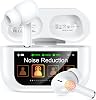 Audífonos inalámbricos con pantalla táctil inteligente, cancelación de ruido ANC, Bluetooth 5.4 | 48H de reproducción, llamadas claras ENC, drivers de 13mm, 5 modos de ecualización, graves profundos HiFi, ligeros, para iPhone/Android/Pad 1