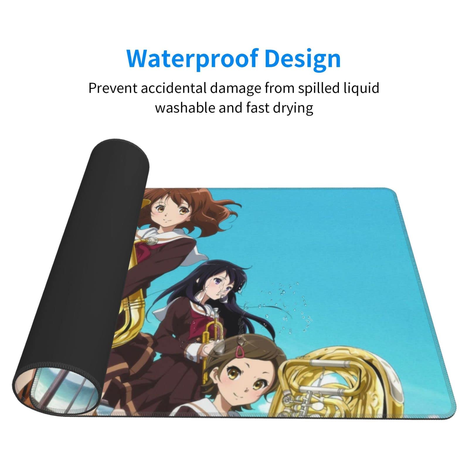 Amazon.co.jp: 響けユーフォニアム マウスパッド 大型 滑り止め