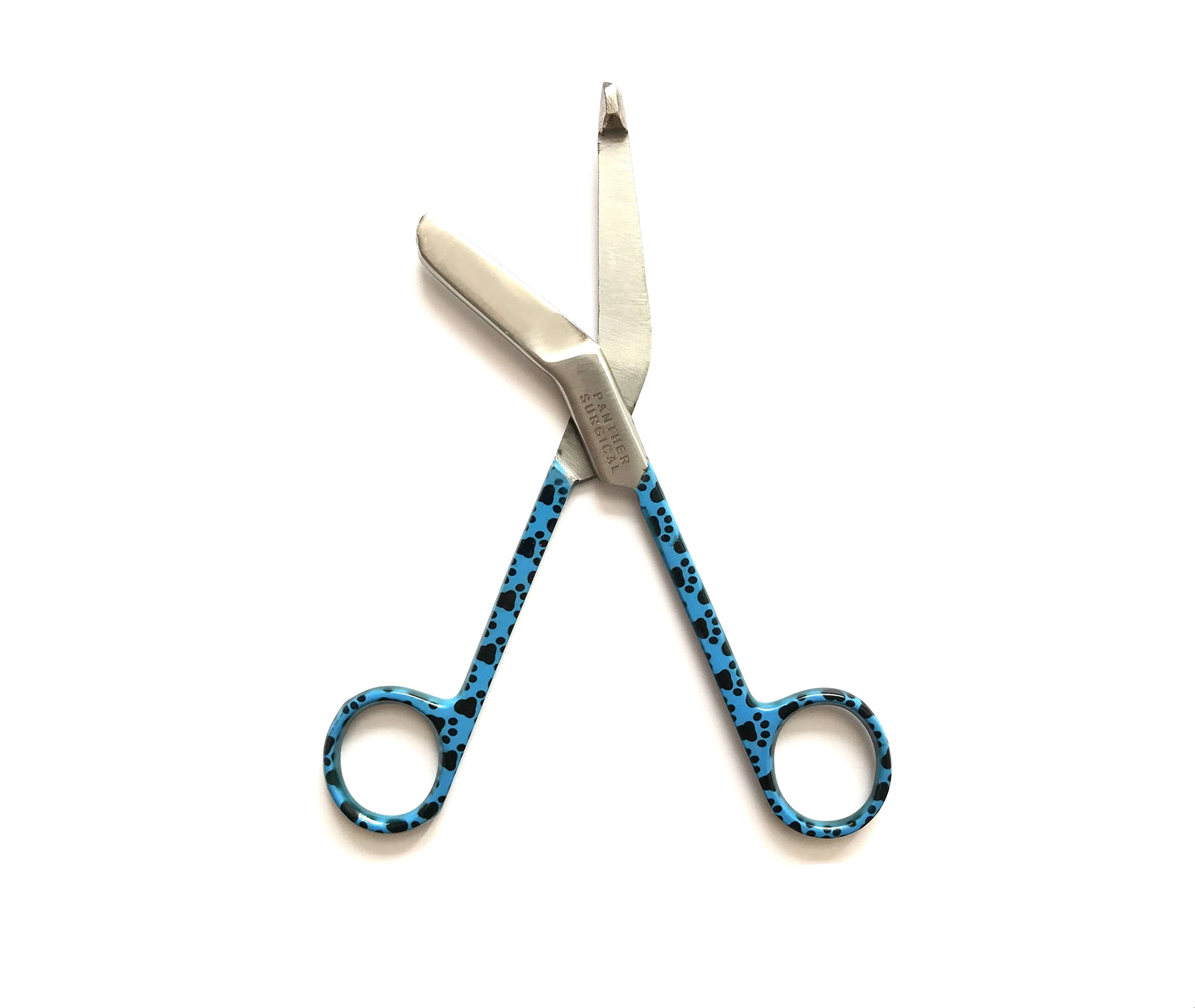 Verbandschere aus Edelstahl, 14 cm, mehrfarbig, Erste-Hilfe-Verbandschere (Fußabdruckmuster)