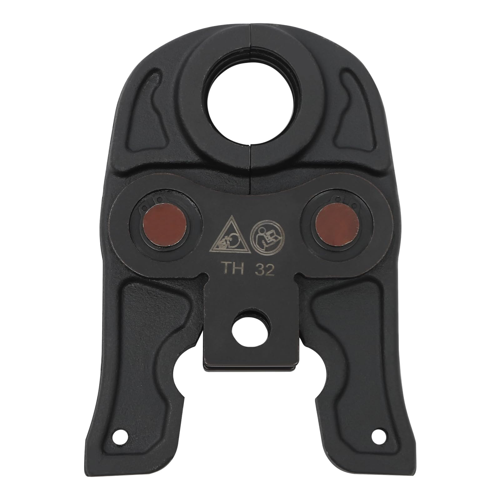 Pinza de presión Th Contour 12 – 40 mm, alicates de prensado, alicates de prensado para tubos de aluminio y plástico, tubos PEX, tubos PB, accesorios de cobre y conexiones de cobre (TH32)