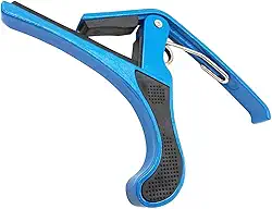 Capotraste Azul com Haste Longa para Violão e Guitarra - DOLPHIN 10698