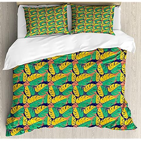 ABAKUHAUS Housse de Couette Tropicale Cover