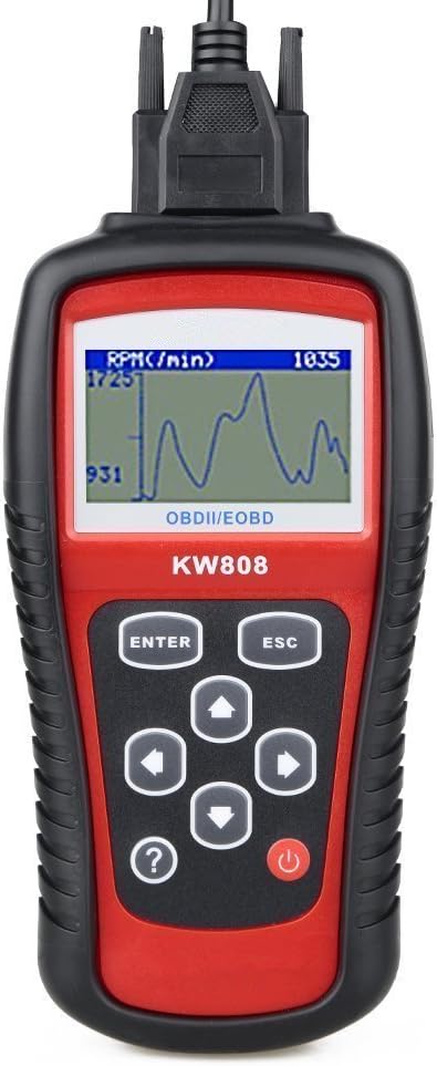 TekDeals Car OBD2 Scanner, Auto Engine Light Code Reader Diagnostic Scan Tool, CAN Computer Error Codes Erase Clear Reset for Toyota Ford GM BMW Nissan All OBD2 Protocol Cars Since 1996 Year