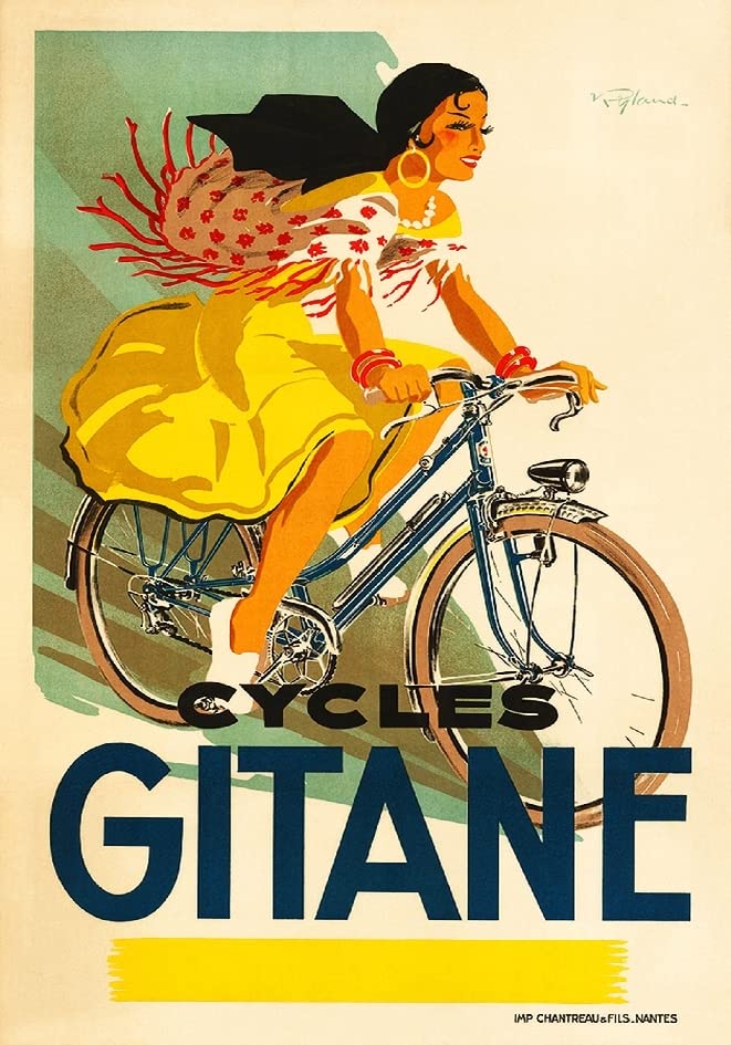 CléMENT VéLO/CYCLES Rkfl - POSTER HQ 50x70cm d'une AFFICHE VINTAGE
