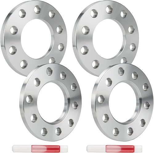 Vista 422 de KAX Espaciadores de rueda de 0.236 x 5.315 in, espaciadores de rueda centrados de 2 pulgadas y 6 lengüetas para F-15-0, Expedition, Mark LT, Negro