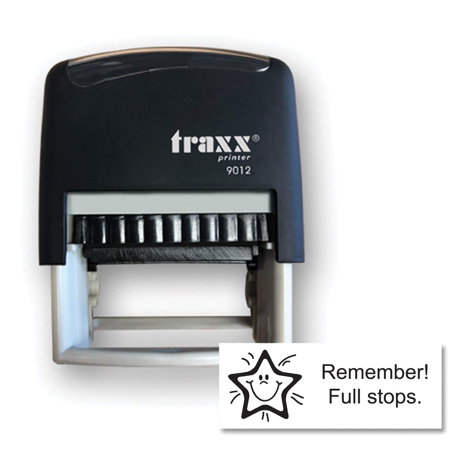 Traxx 9012 Stock School Teacher Stamps *Remember Full Stops Design in Black Ink* โ image 1