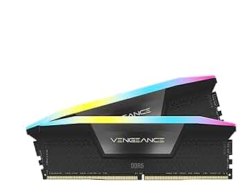 Corsair Vengeance RGB DDR5 32GB×2 6400 VENGEANCE® RGB 32GB (2x16GB) DDR5 DRAM 6400MHz C32 Memory