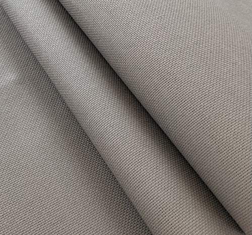 Image of 12 inch x 59 inch 14CT Counted Cotton Aida Cloth Cross Stitch Fabric (Beige Brown)