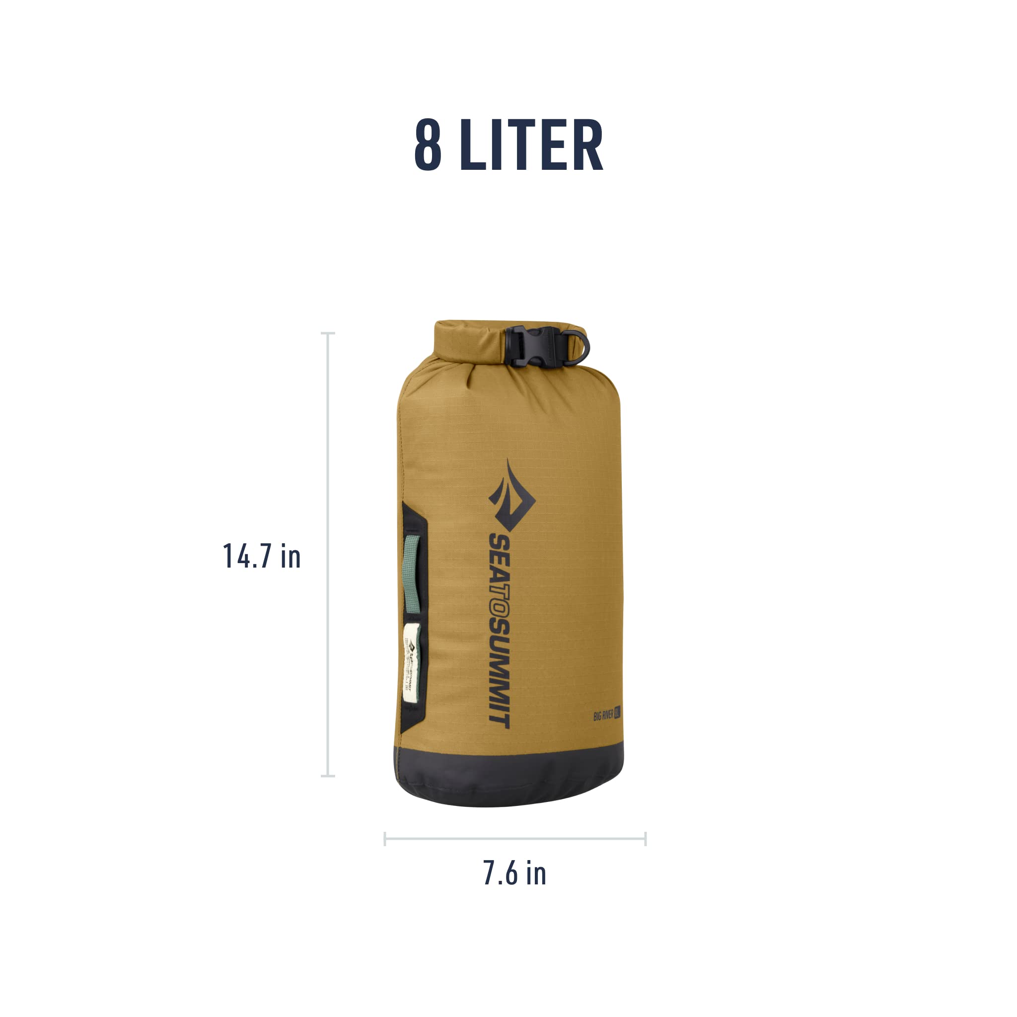 Bolsa estanca BIG RIVER 8L oliva