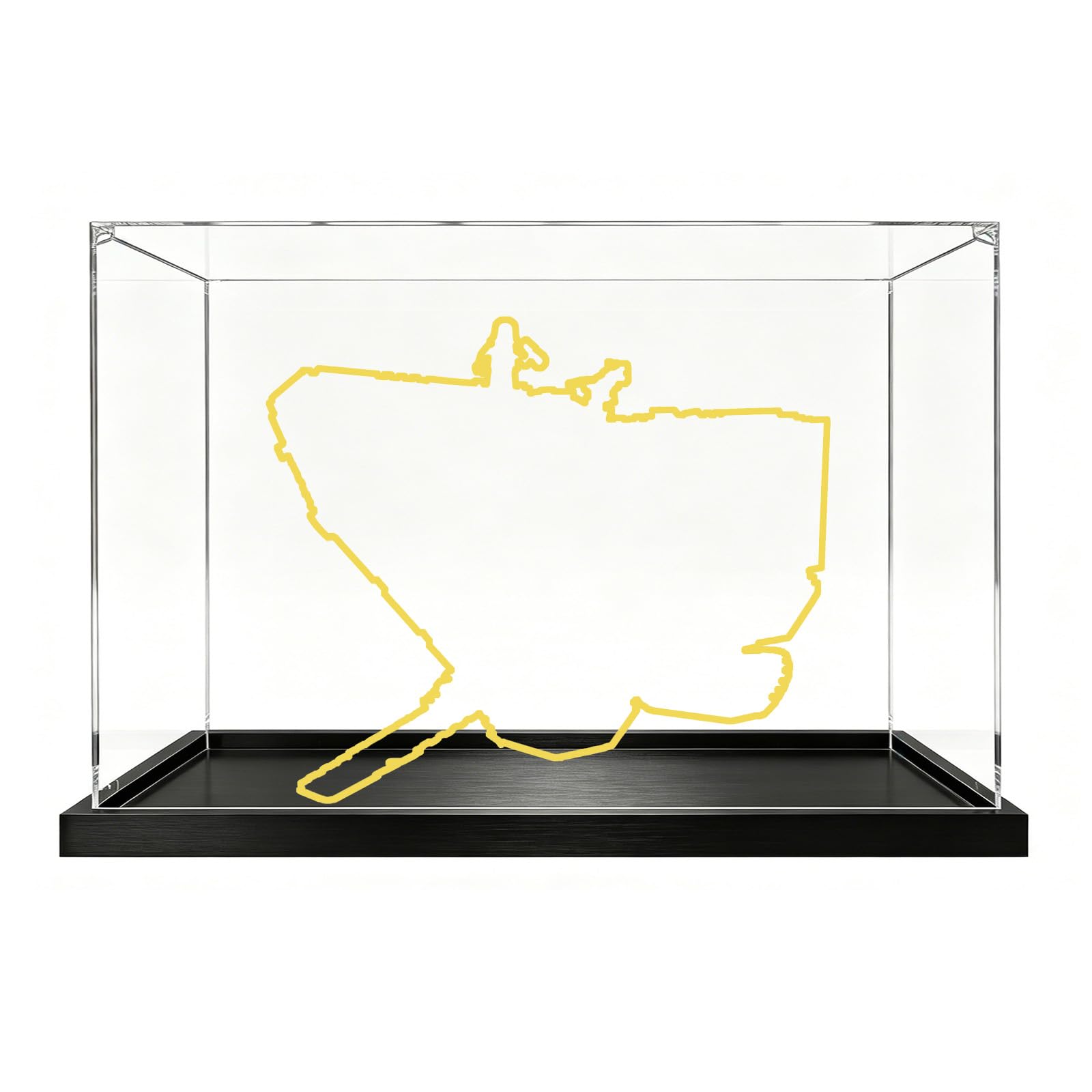 Qxlczzlc 2Mm Clear Acrylic Display Case Only For Lego 75453 Model (2Mm)