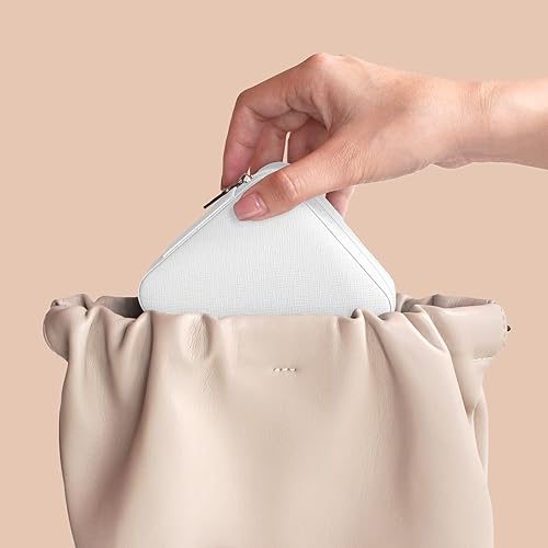 Miniatura 5 de BeBeGee Joyero de viaje, mini organizador de viaje portátil, pequeñas cajas de joyería para mujeres, regalos de dama de honor y accesorios