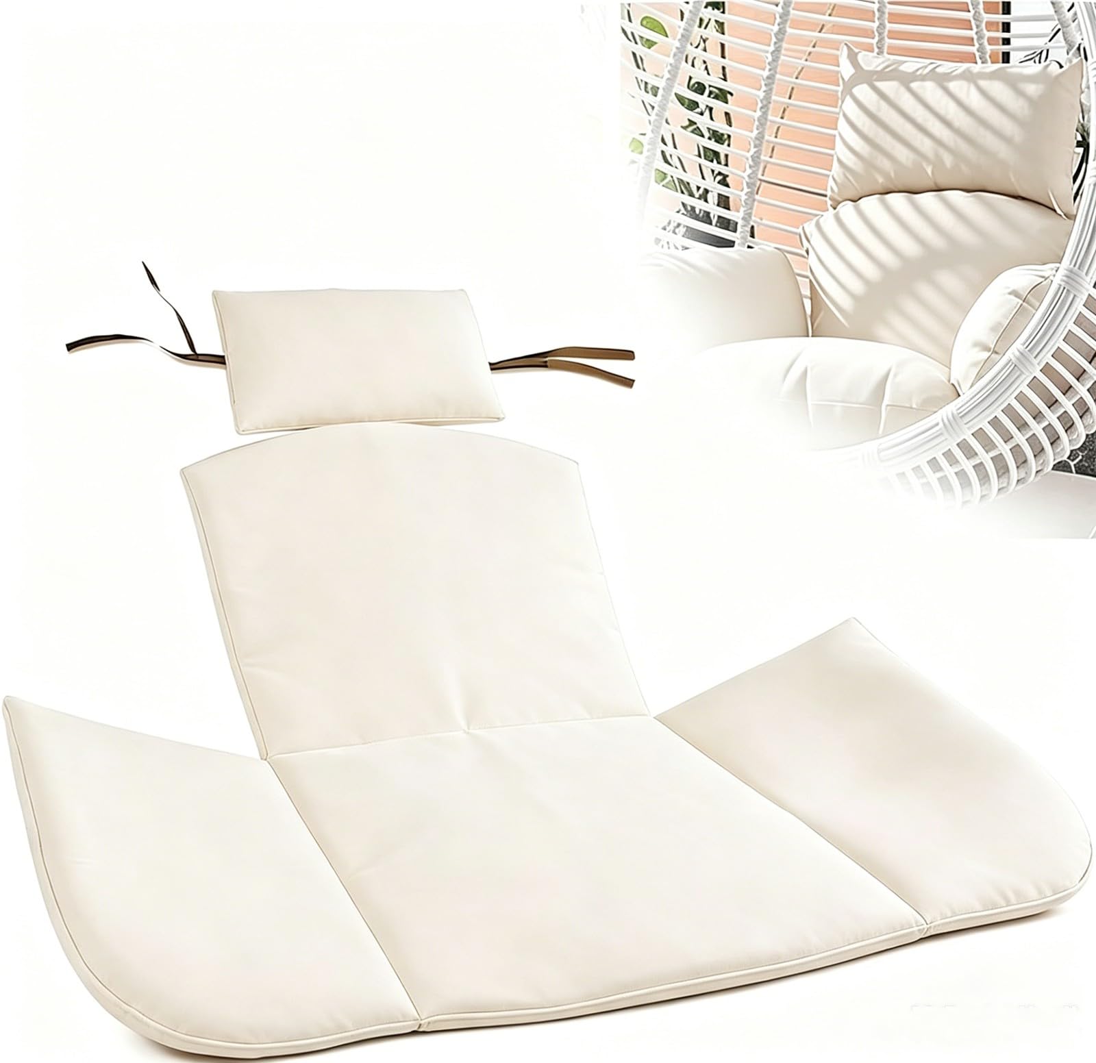 Housse fauteuil suspendu œuf grande taille bâche lavable
