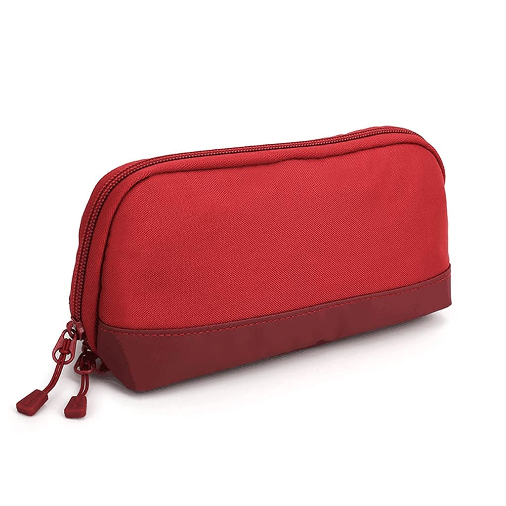 Caja de lápices caja de lápices de gran capacidad impermeable, bolso de almacenamiento de papelería multifuncional con cremallera, bolsa de cosmética portátil bolsa de viaje-4colors bolso de bolsa