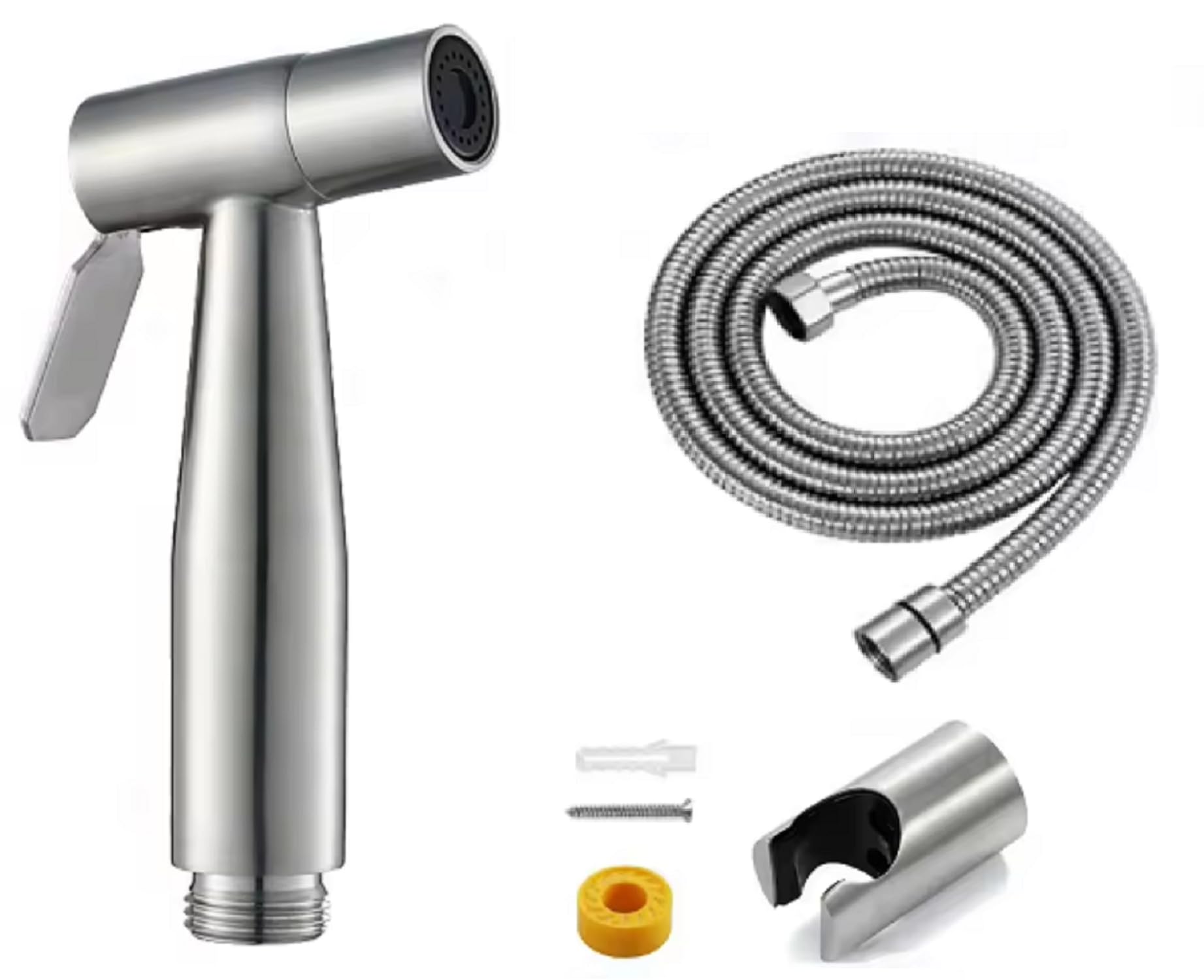 JAGGER JHF2260 Health Faucet Set for Bathroom/Health Faucet Set for Toilet with 1 Meter Flexible Stainless Steel Hose Tube, Faucet Gun and Wall Hook (SS304 FAUCET SET) (B0D5WLD8NQ) Amazon Price History, Amazon Price Tracker