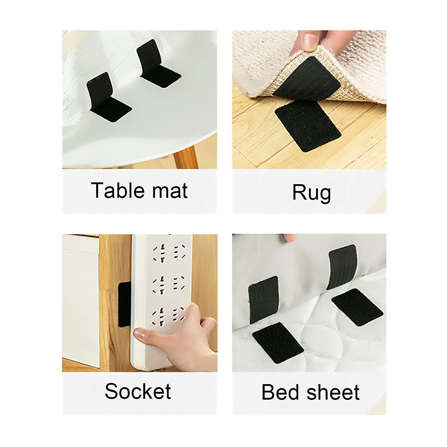 12 Adesivi Antiscivolo Per Tappeti - Gripper Riutilizzabile Per Cucina, Bagno E Pavimenti Lisci - Foto 7