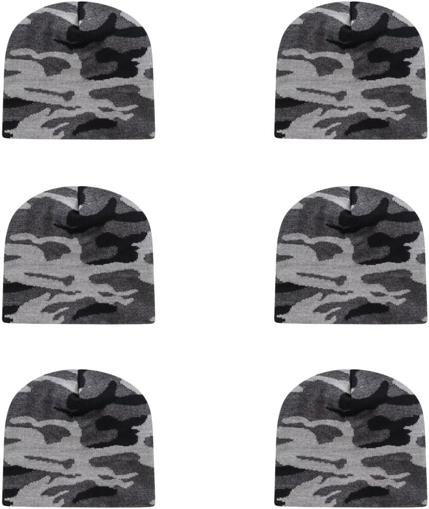 Cap America RKUC9 Urban Camouflage Warm Acrylic Blend Made in USA Knit Beanie | Bulkpack Available