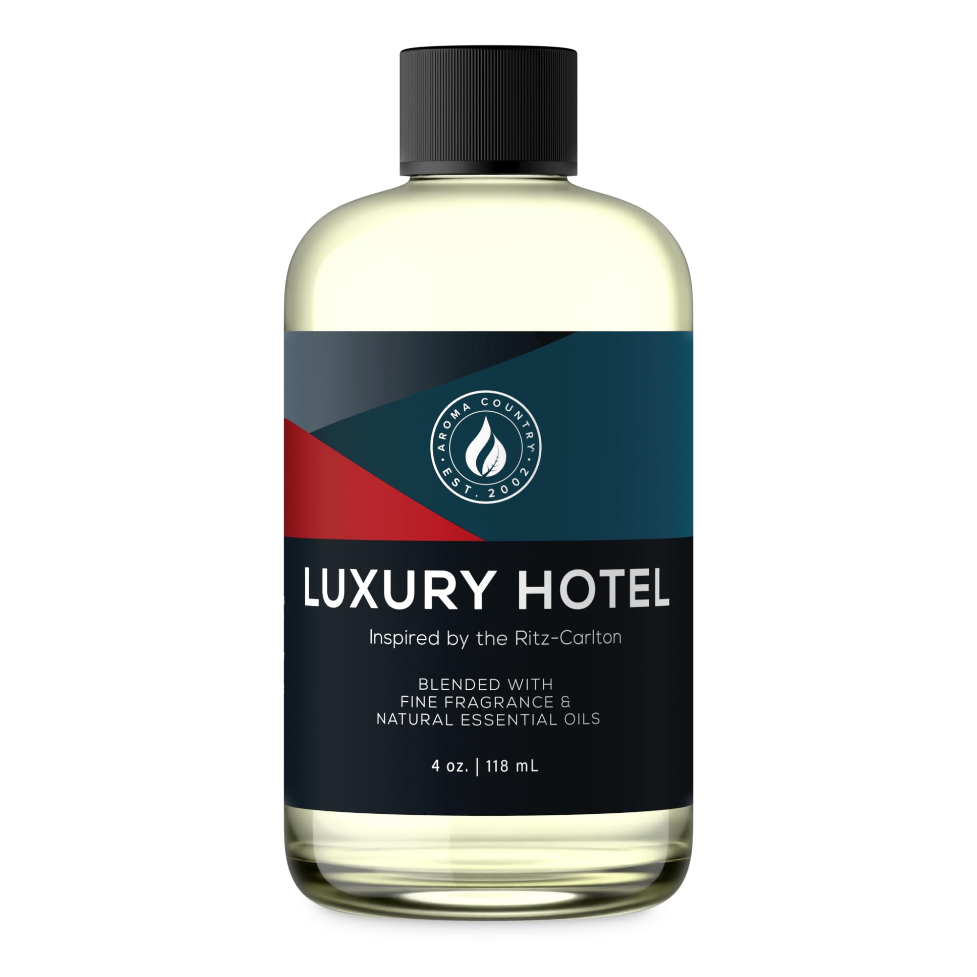 AROMA COUNTRYLuxury Hotel Diffuser Oil - Ritz Carlton Scent Oil for Diffuser & Air Fresheners for Home - Essential Oil Diffuser Refill, Home Fragrance Collection with Gardenia & Amber (4 Fl. Oz)