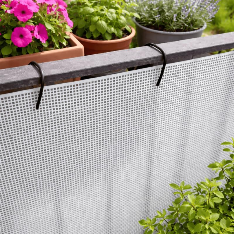 Rete plastica BIANCA maglia cm 0,5x0,5 m 1x5