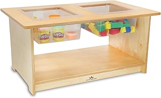 Whitney Brothers WB1854 Toddler Sensory Table, Natural UV