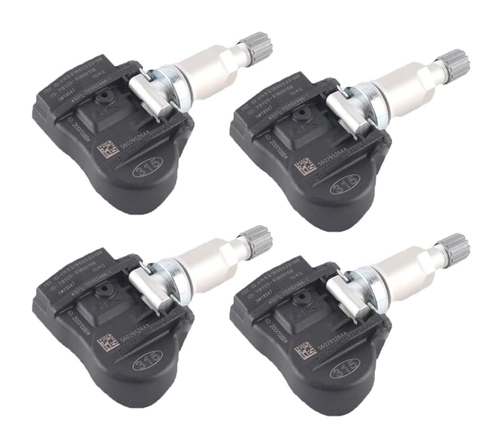 Czujnik ciśnienia w oponach samochodowych Jeep Czujnik ciśnienia w oponach TPMS 4 czujniki ciśnienia powietrza w oponach 56029526AA