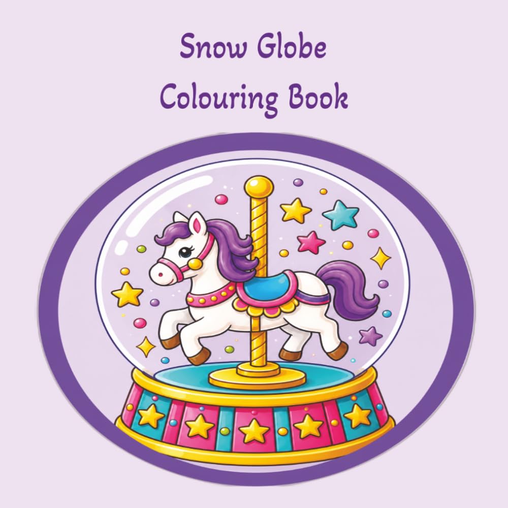 Magical Snow Globe Colouring Books