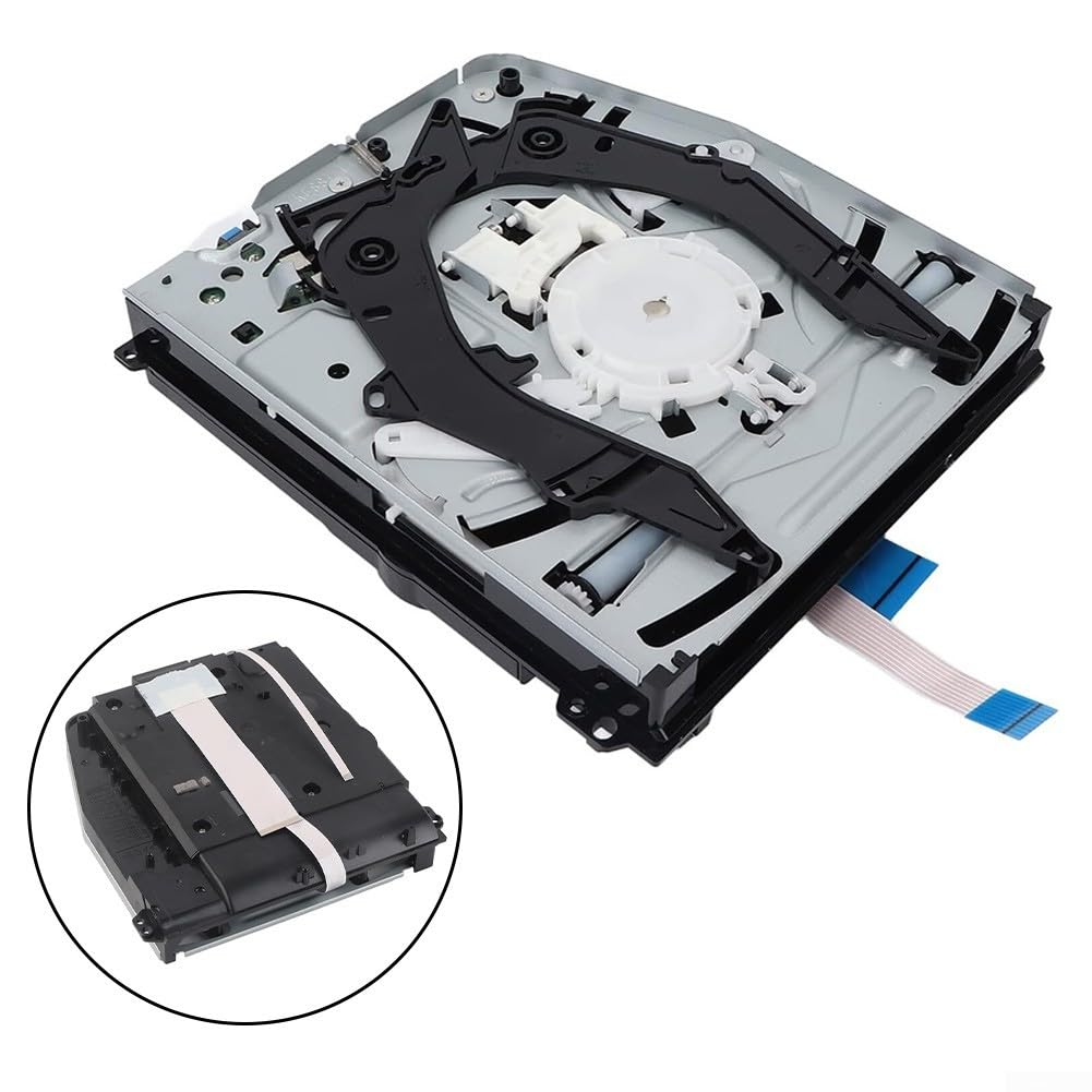 Unità ottica con scheda per PS4 per console Slim CUH-2215b - Ricambio per console di gioco, lettore di dischi con unità e scheda controller, metallo + ABS