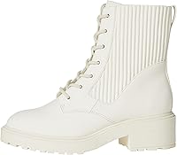 Vista 5 de Tienda Essentials Botas de combate de goma para mujer con suela gruesa
